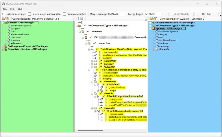 MAXAR2 ARXML Merge Tool